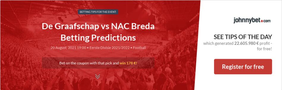 De Graafschap vs NAC Breda Betting Predictions, Tips, Odds ...