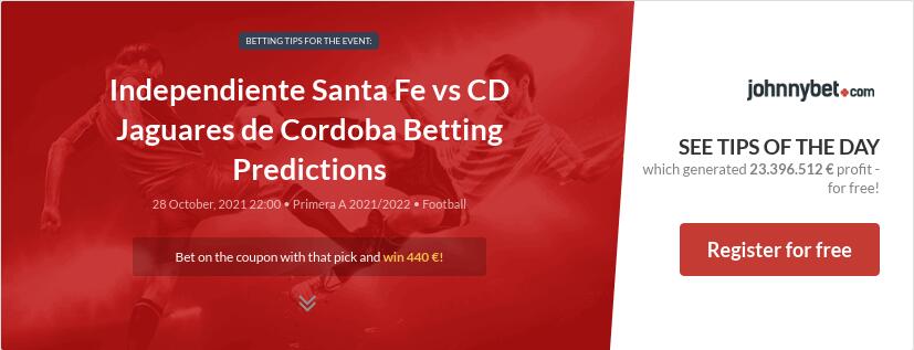 Independiente santa fe vs jaguares de cordoba