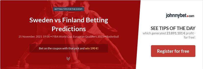 Sweden vs Finland Betting Predictions