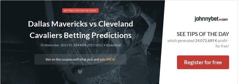Dallas Mavericks vs Cleveland Cavaliers Betting Predictions