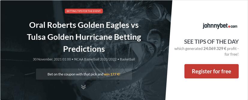 Oral Roberts Golden Eagles vs Tulsa Golden Hurricane Betting Predictions