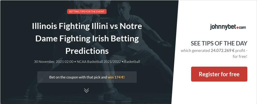 Illinois Fighting Illini vs Notre Dame Fighting Irish Betting Predictions