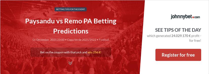 Paysandu vs Remo PA Betting Predictions