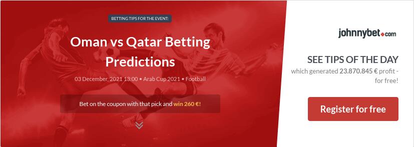 Oman vs Qatar Betting Predictions