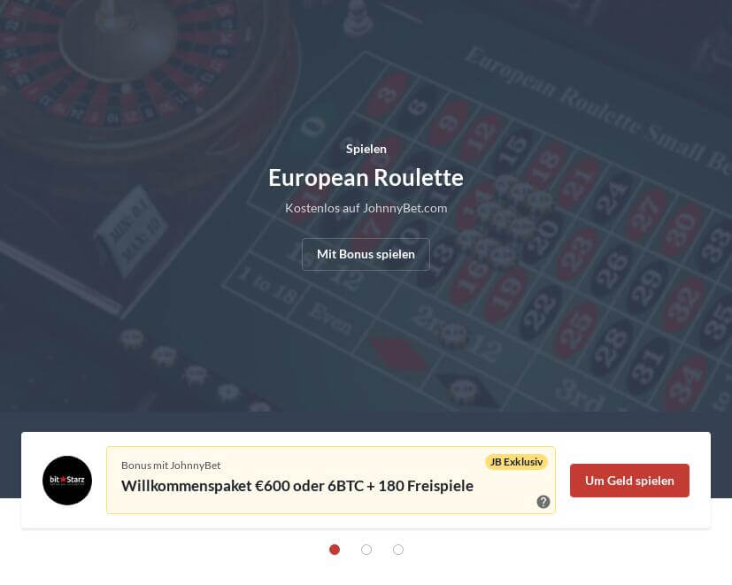 Roulette Online kostenlos spielen ohne Anmeldung