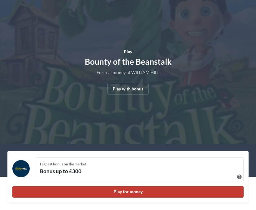 Bounty of the Beanstalk Slot