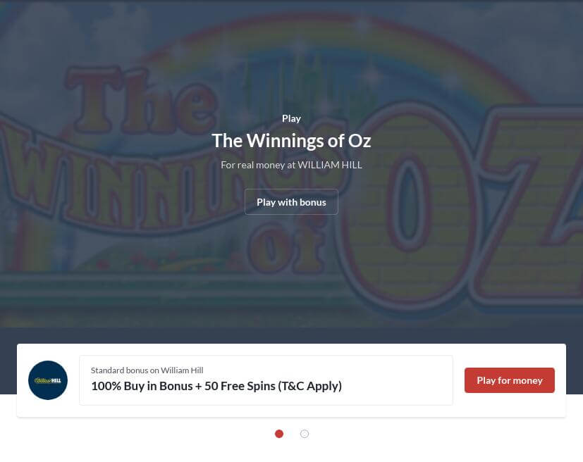 Winnings of Oz Slot Game Review