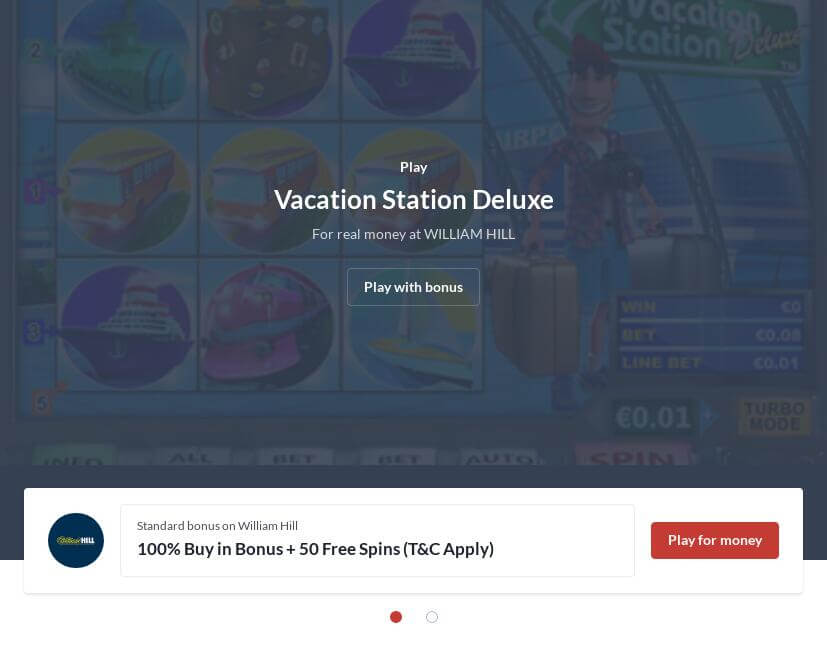 Vacation Station Deluxe Slot