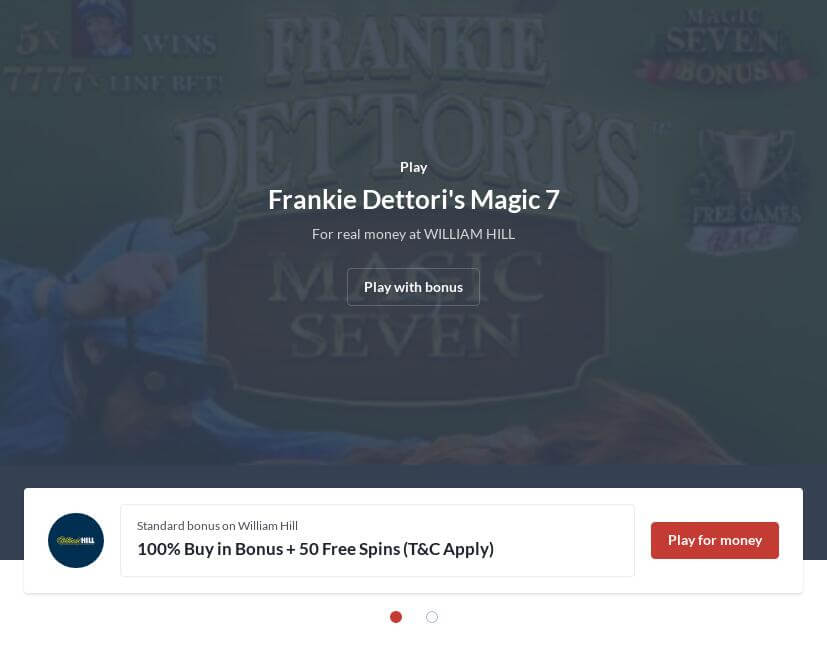 Frankie Dettori's Magic Seven Slot