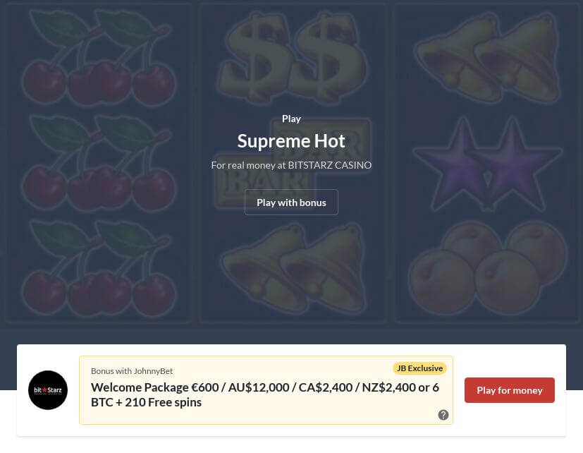 Supreme Hot Slot Machine Online
