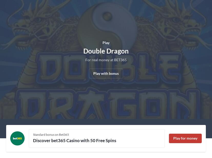 Double Dragon Slot Machine