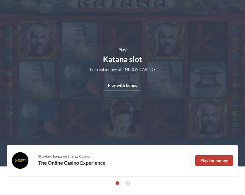 Katana Slot Machine Game Online