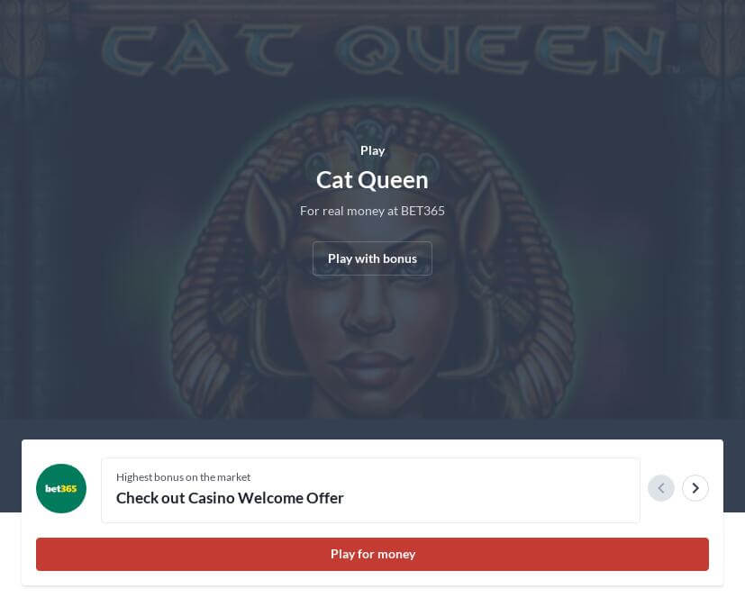 Cat Queen Slot Machine Download