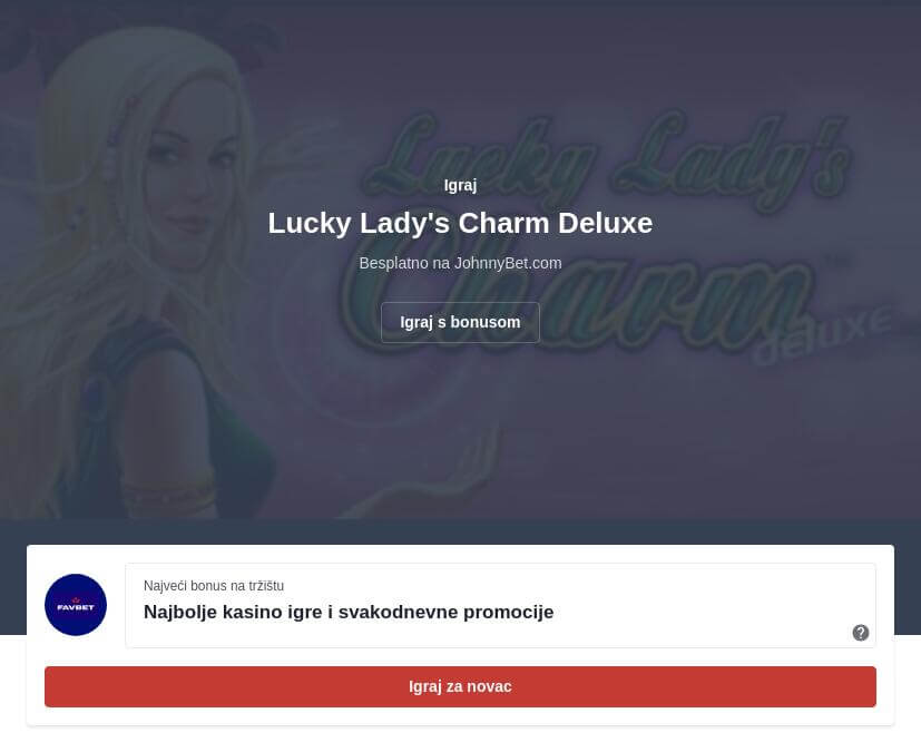 Lucky Lady's Charm Deluxe - Besplatna Igra