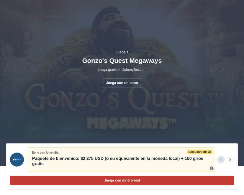 Gonzo's Quest Tragamonedas de Realidad Virtual