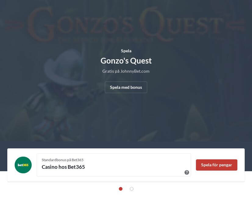 Casinospelet Gonzo's Quest VR