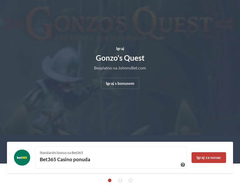 Gonzo's Quest VR - Recenzija Slot Igre
