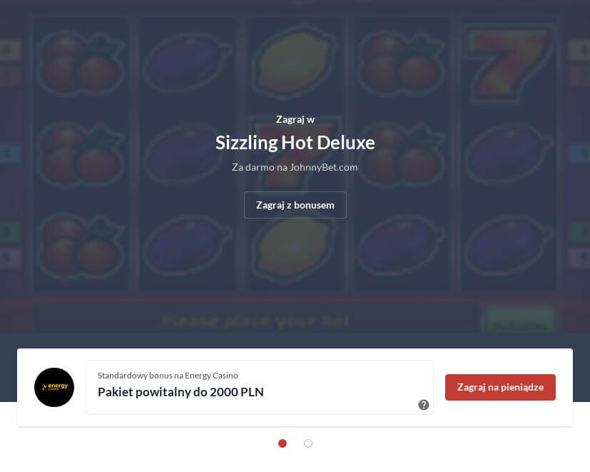 Sizzling Hot Deluxe Symulator