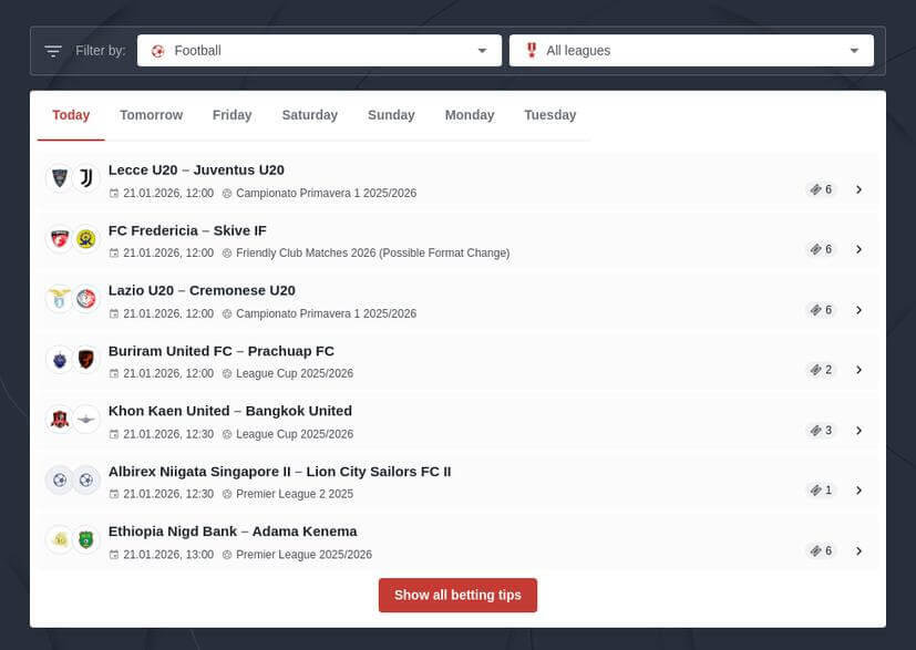 Double Chance Betting Tips