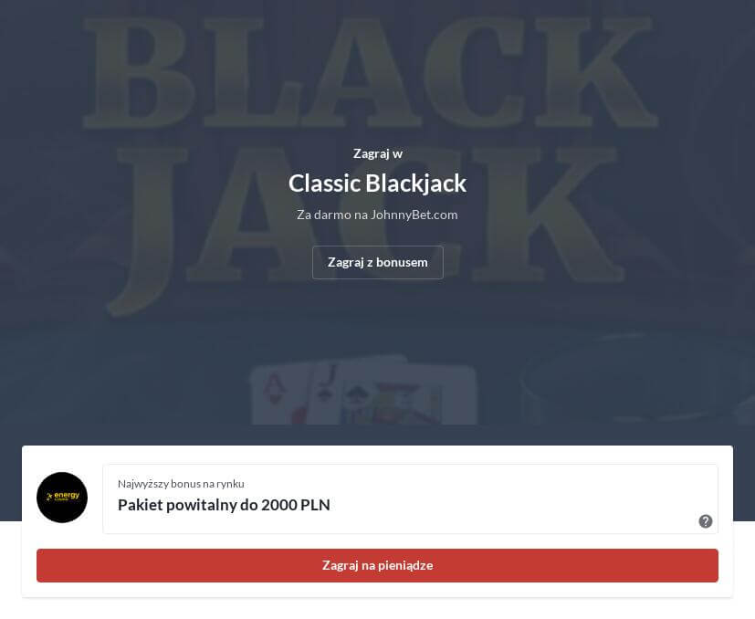 Black Jack Online na Prawdziwe Pieniądze