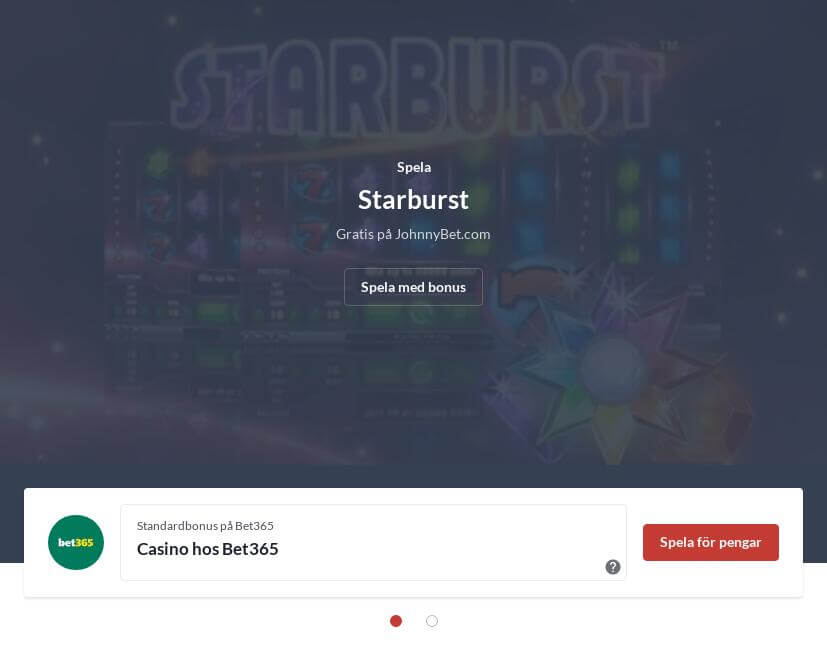 Spela spelautomaten Starburst gratis
