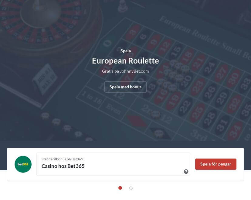 Spela roulette på nätet med riktiga pengar