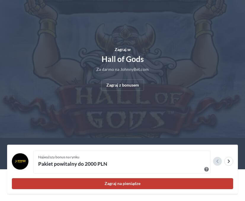 Hall Of Gods Slot Z Jackpotem