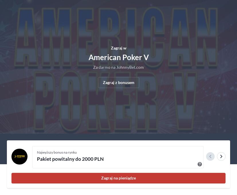 Automat American Poker 5