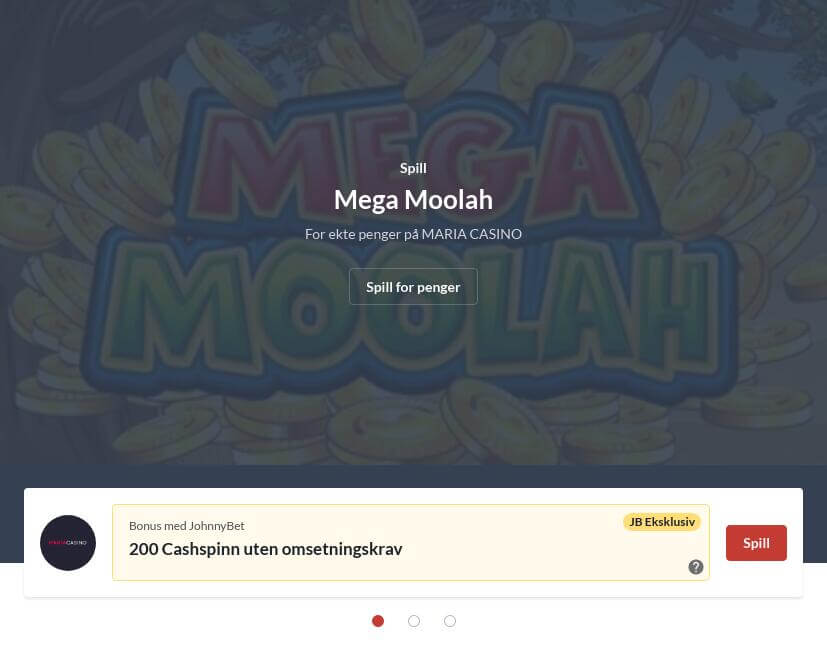 Mega Moolah Slot Last Ned Gratis