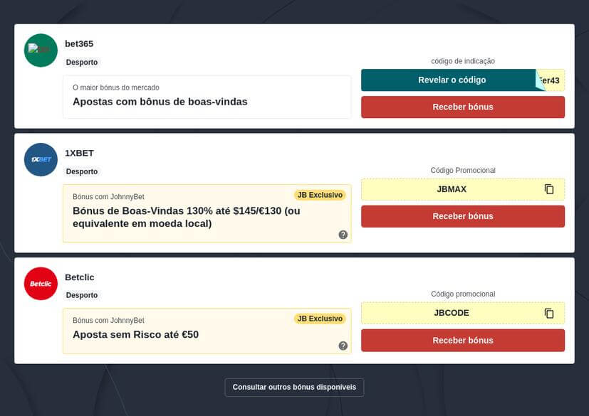 Casas de Apostas com Bónus de Registo