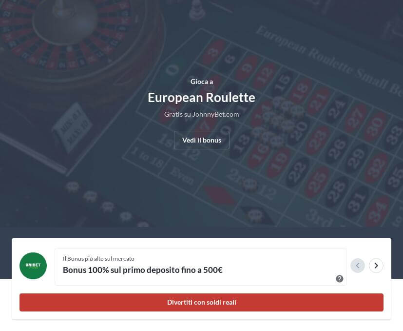 Roulette Gratis Senza Soldi