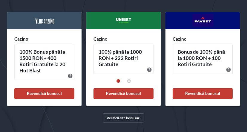 Top cazinouri online din România