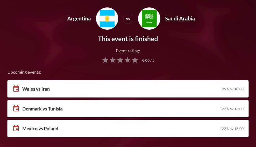 Argentina vs Saudi Arabia Betting Tips