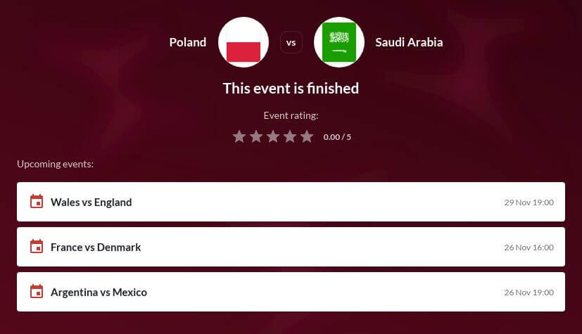 Poland vs Saudi Arabia Betting Tips