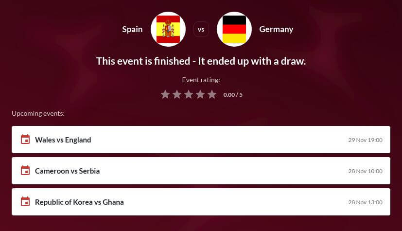 Spain vs Germany Betting Tips