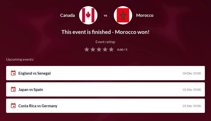 Canada vs Morocco Betting Tips