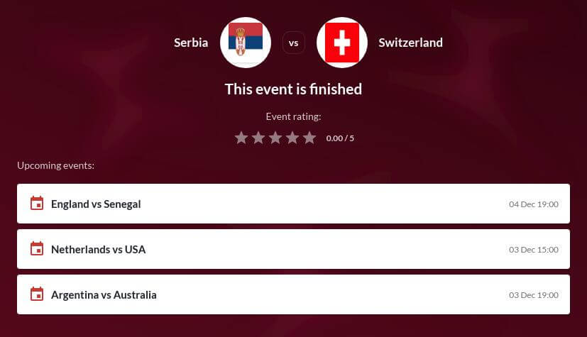 Serbia vs Switzerland Betting Tips
