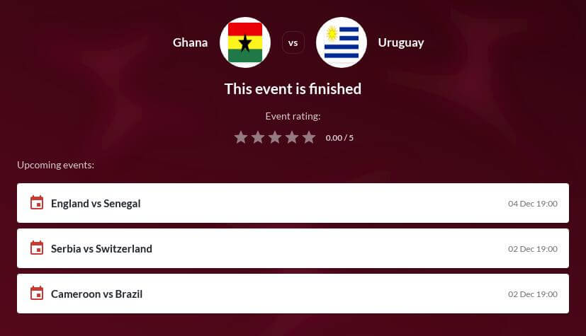 Ghana vs Uruguay Betting Tips