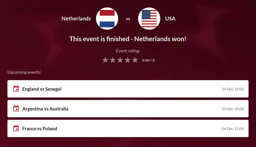 USA vs Netherlands Betting Tips