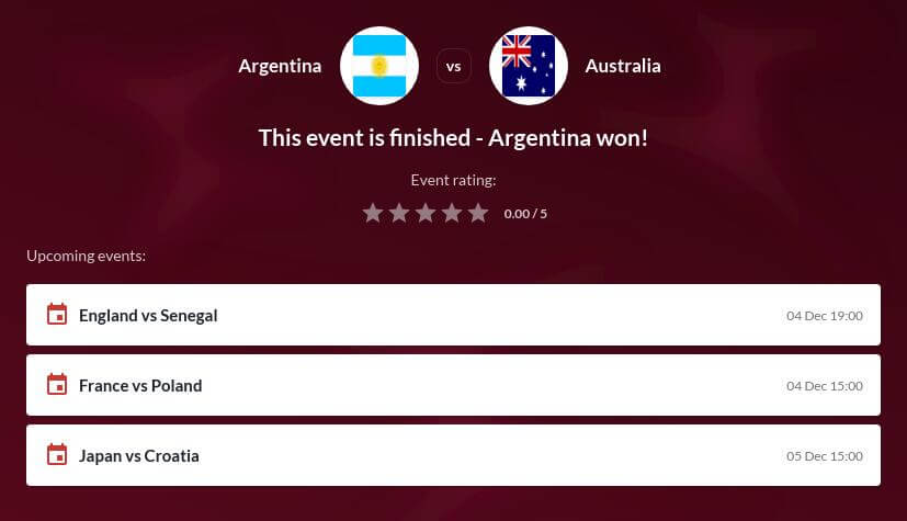 Australia vs Argentina Betting Tips