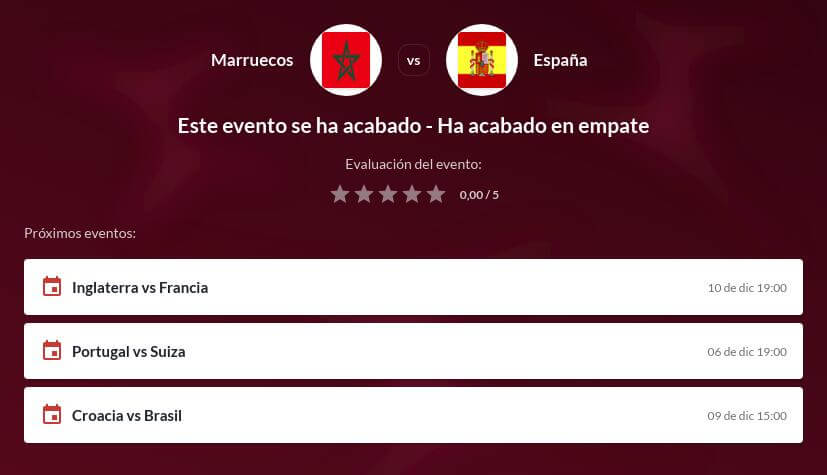 Pronóstico Marruecos vs España