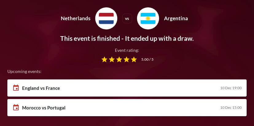 Netherlands vs Argentina Betting Tips