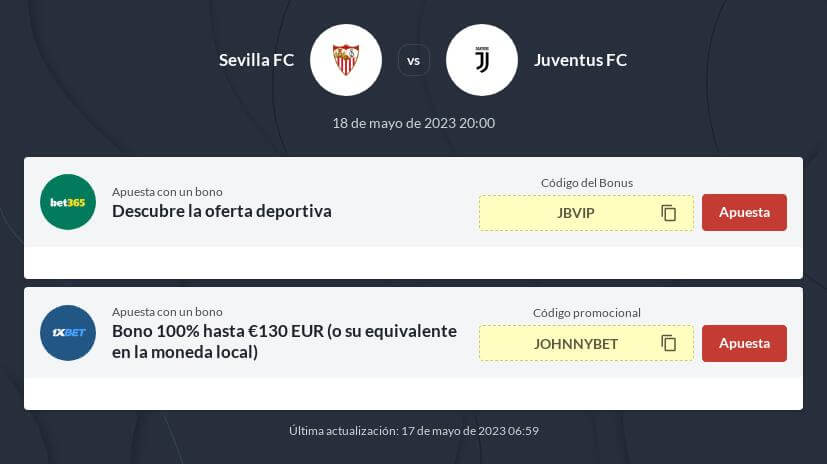 Pronóstico Sevilla vs Juventus