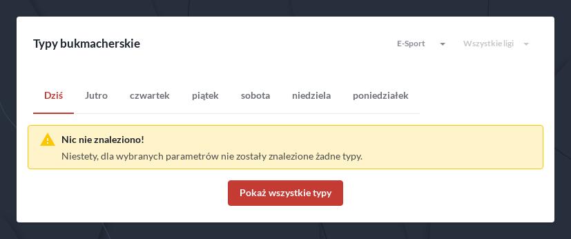 Esport - Darmowe Typy Bukmacherskie Online