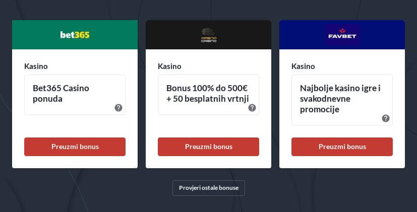 Najbolji provideri online casino igara u Hrvatskoj