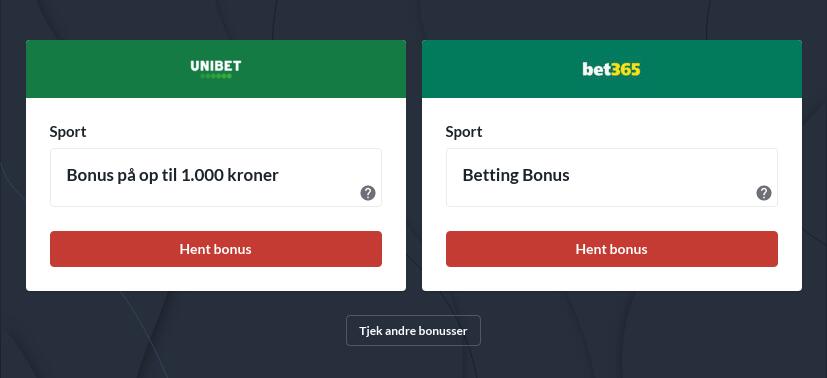 Top Betting Sider Med Gratis Online Live Stream i Danmark