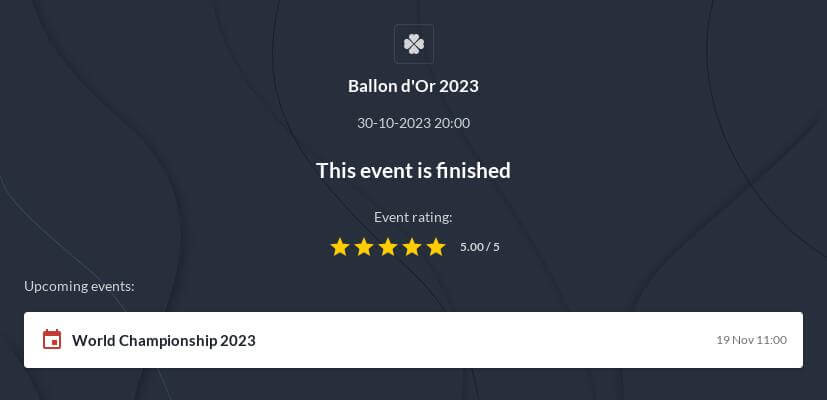 Ballon d'Or 2023 Winner Predictions