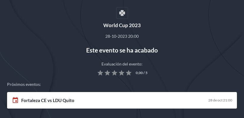 Pronóstico Ganador Copa Mundial de Rugby 2023