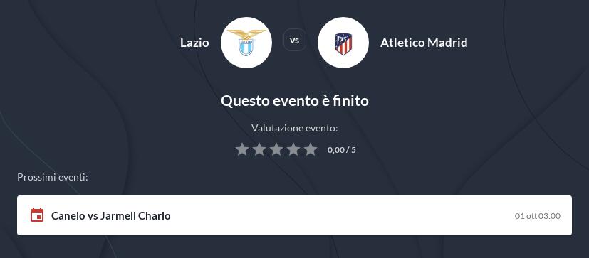 Pronostico Lazio - Atletico Madrid