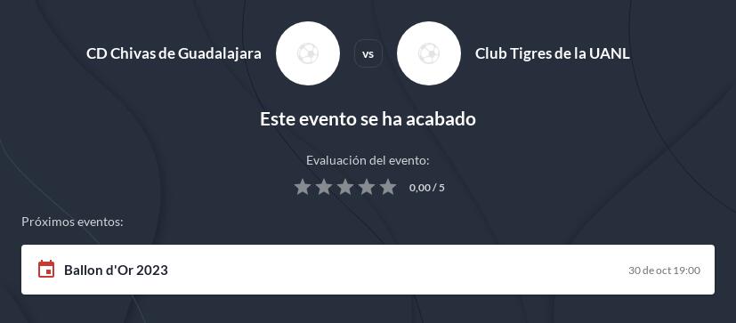 Pronóstico Chivas vs Tigres